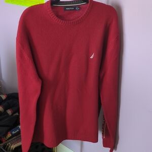 Nautica Red Sweater